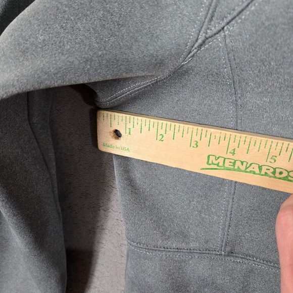 The North Face womens Large fleece Full Zip WindWall Softshell Gray *FLAW* - Picture 8 of 11